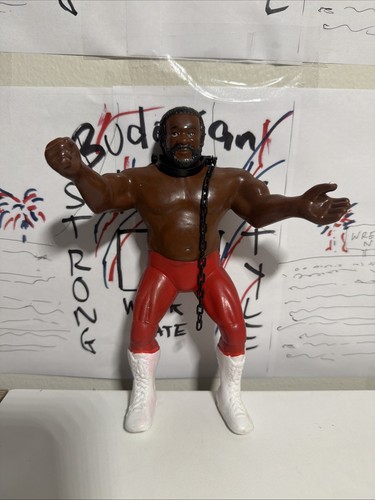 WWF Junkyard Dog LJN Series 1 BLACK CHAIN Wrestlin...