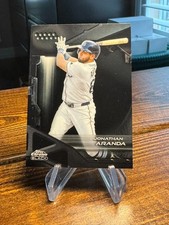 2026 TOPPS CHROME BLACK JONATHAN ARANDA CARD #185 TAMPA BAY RAYS