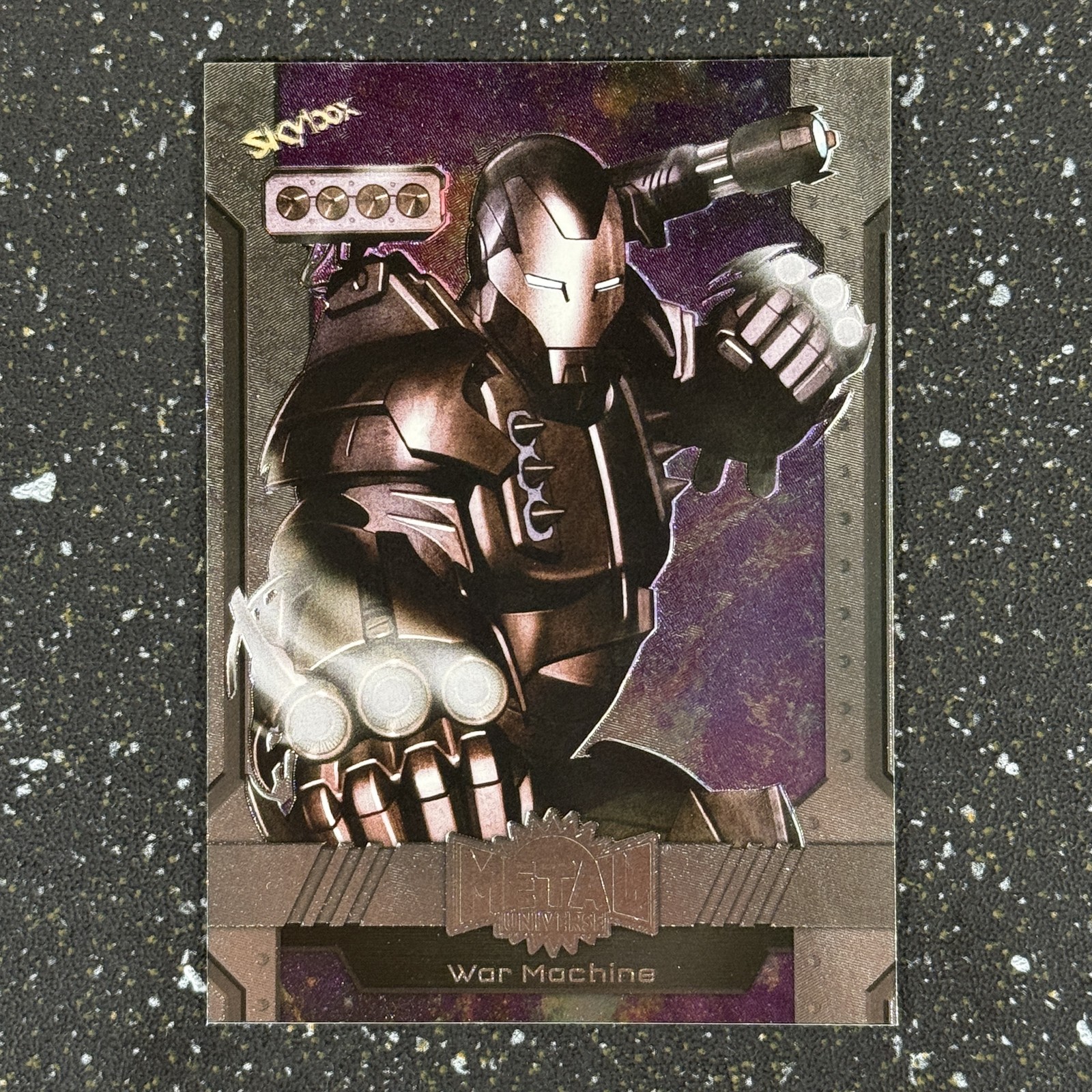 War Machine 2024 SkyBox Metal Universe Marvel Avengers #71
