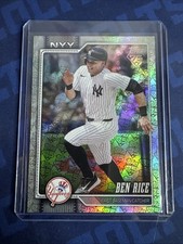 2025 Topps Series 1 Ben Rice Topps 75th Foil /75 New York Yankees