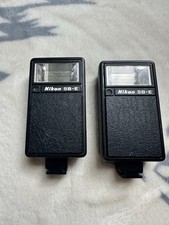 Lot Of 2 NIKON Speedlight SB-E shoe Mount Flashes Made In Japan SEE PICS
