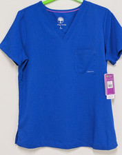 Women's Healing Hands Jada Scrub Top  2321,Size M, Color Royal,I Pocket  NWT.
