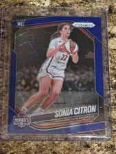 2025/2026 WNBA Blue Velocity Prizm Rookie Card RC Sonia Citron Mystics #122