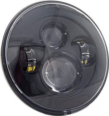 Letric Lighting Co. Premium Scheinwerfer Für Indian Black #LLC-ILH-7B