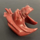 Vtg MOTU He-Man 1981 Battle Cat red TAIWAN HELMET armor accessory weapon part