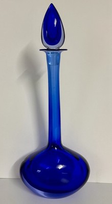 42cm  Murano Sommerso Dekanter Mario Pinzoni für Seguso vetri d arte 80er RAR