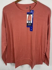 Gap Women's Large PINK  Drop Shoulder Top NWT