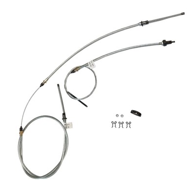 Parking Brake Cable Kit Complete Emergency 1964-67 Chevrolet Chevy II OE Steel