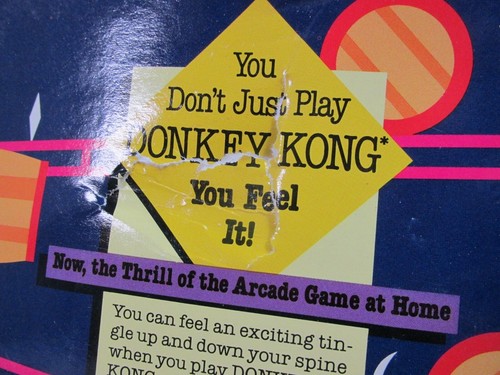 vintage ATARI DONKEY KONG VIDEO GAME ORIGINAL boxed 1983 nintendo - Photo 8/10