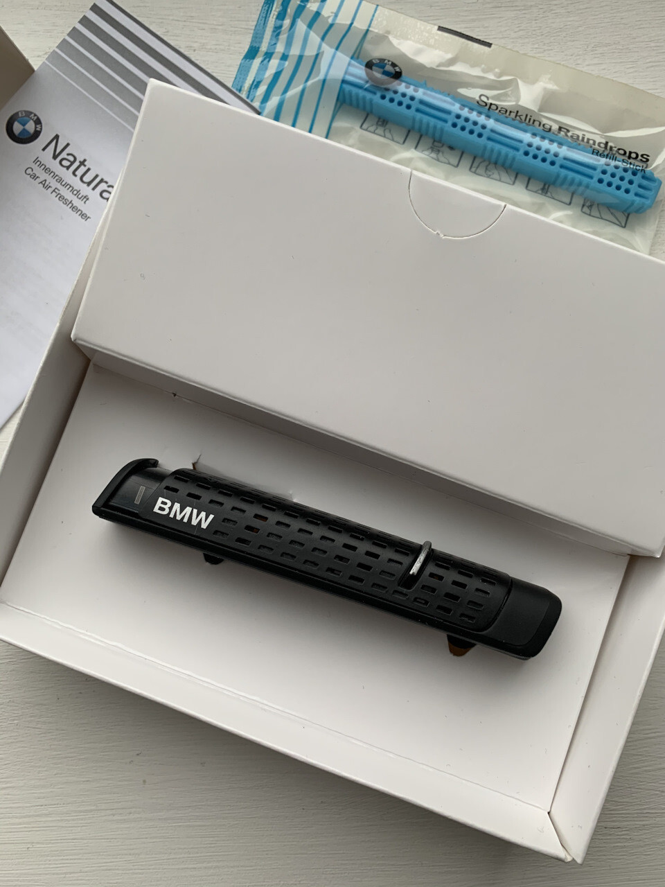 BMW Air Freshener Genuine Natural Air Starter KIT 1 Sticks Set OEM