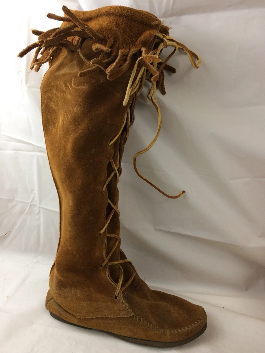 Minnetonka lace store up boots