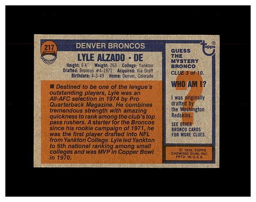 1976 TOPPS FOOTBALL #1-275 YOU PICK SEE PHOTOS OF EVERY CARD STARS *NEW LISTING* - Picture 393 of 497