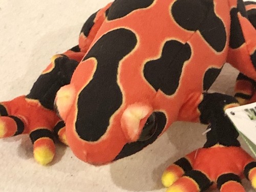 Reptile Adventure Orange And Black Poison Dart Ford 9" Plush New With Tags - Picture 4 of 8