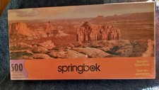 Springbok 500pc Puzzle 2000 Factory Sealed Panoramic Canyon Park Utah Landscape 