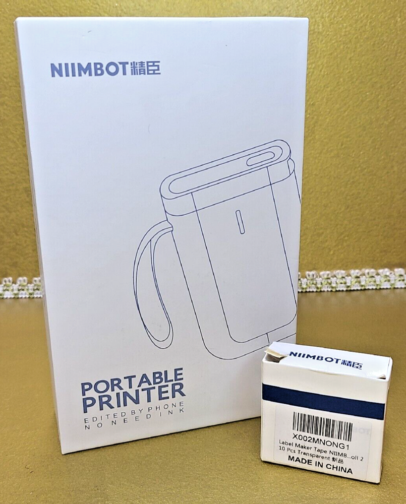 Niimbot D11 2021 Wireless Bluetooth Label Maker with Sticker Roll Niimbot D11 2021 Wireless Bluetooth Label Maker with Sticker Roll