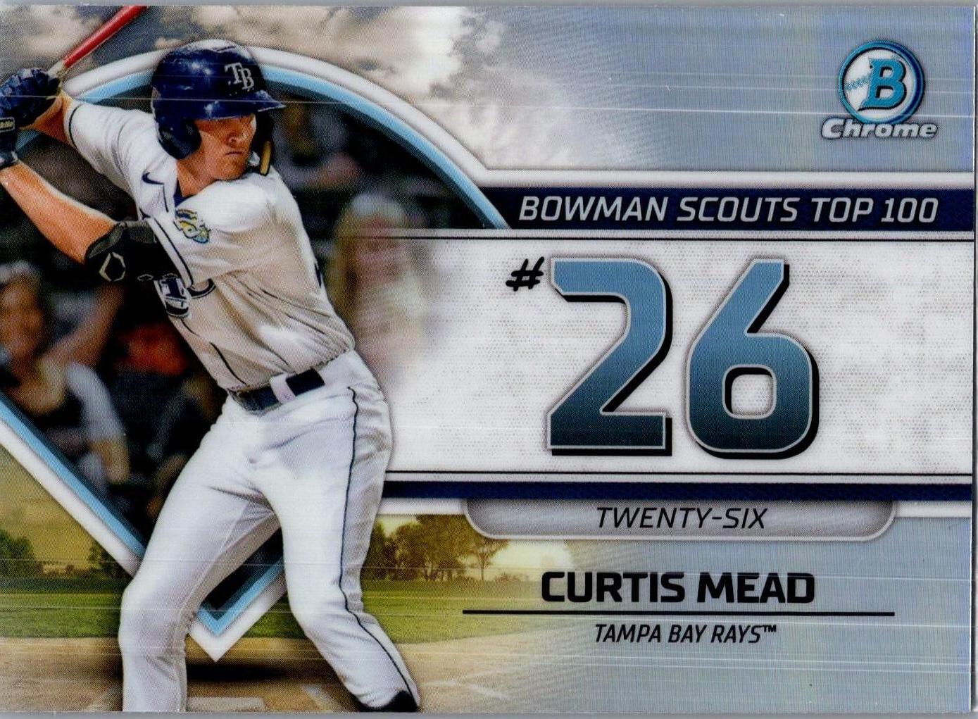 2023 Bowman #BTP-26 Curtis Mead Bowman Scouts Top 100