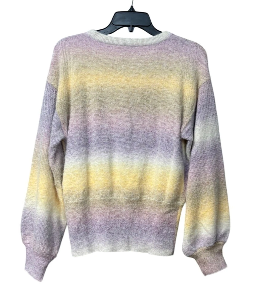 INC International Concepts Women’s Space Dyed Striped Crew Neck Sweater, Sz. M - Image 4 of 4