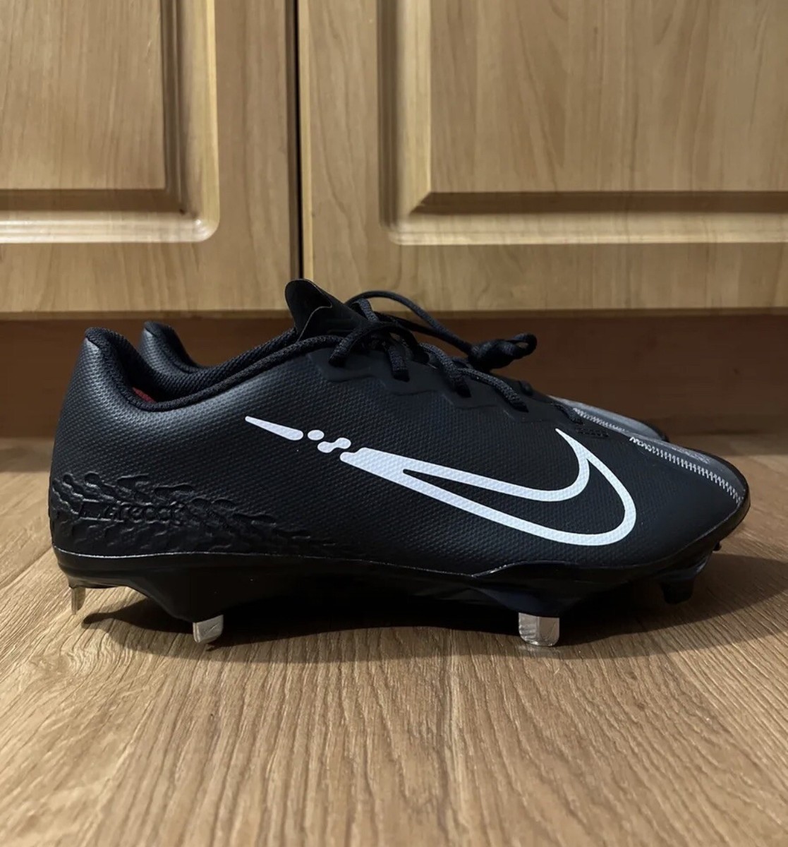 Nike React Vapor Ultrafly Elite 4 Black Baseball Cleats DA0701-001 Size Men\'s 14 Nike React Vapor Ultrafly Elite 4 Mens Metal Baseball Cleats  main image 2
