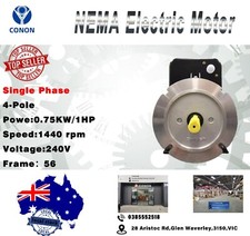 NEMA Electric Motor Single phase 0.75kw 1hp 1400rpm frame 56 with british flange