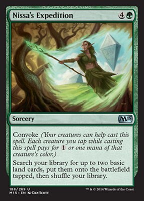 MRM ENGLISH 4x Nissa's Expedition - Nissa Expedition MTG magic M15