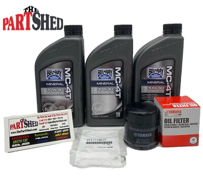 Bel-Ray Oil Change Kit 10W-40 for Yamaha RHINO 660 GRIZZLY 660 4x4 (2002-2008)