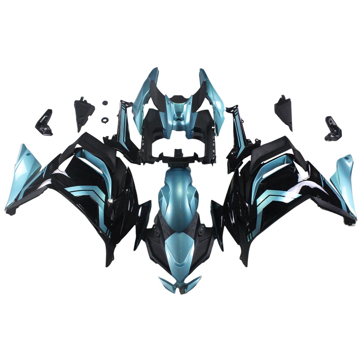 Black Blue Bodywork fit for Kawasaki Ninja 650 2020 2022 2023