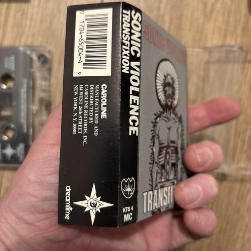 Sonic Violence : Transfixion. 1992 USA Electronic / Industrial Cassette. Rare - Picture 6 of 6