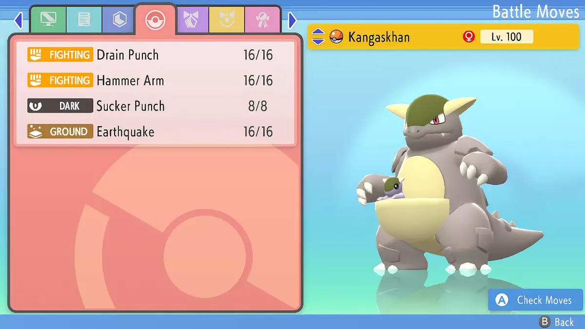 Kangaskhan Gen 1 Best Moveset - Kangaskhan Best Moveset Moves