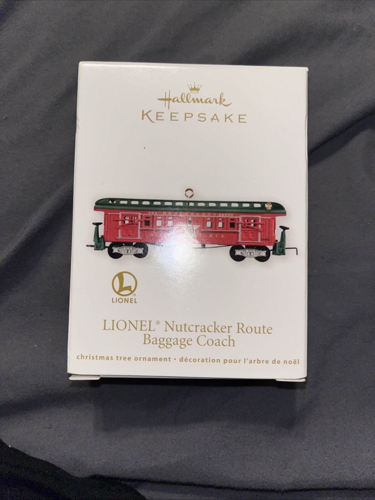 NIB Hallmark Keepsake Ornament Lionel Nutcracker Route Baggage Coach 2012