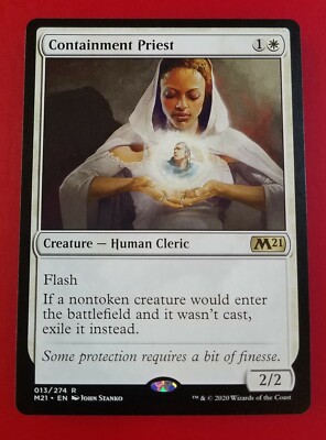 mtg cards like containment priest 1x Containment Priest | M21 Core Set 2021 | MTG Magic Cards