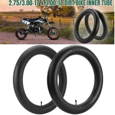 2.75-17 (70/100-17) Front+3.00-14 (90/100-14) Rear Inner Tube Pit Dirt Bike Tire