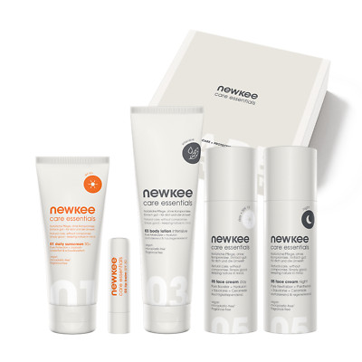 newkee care & protection Gesichts u. Körperpflege Set Vegan