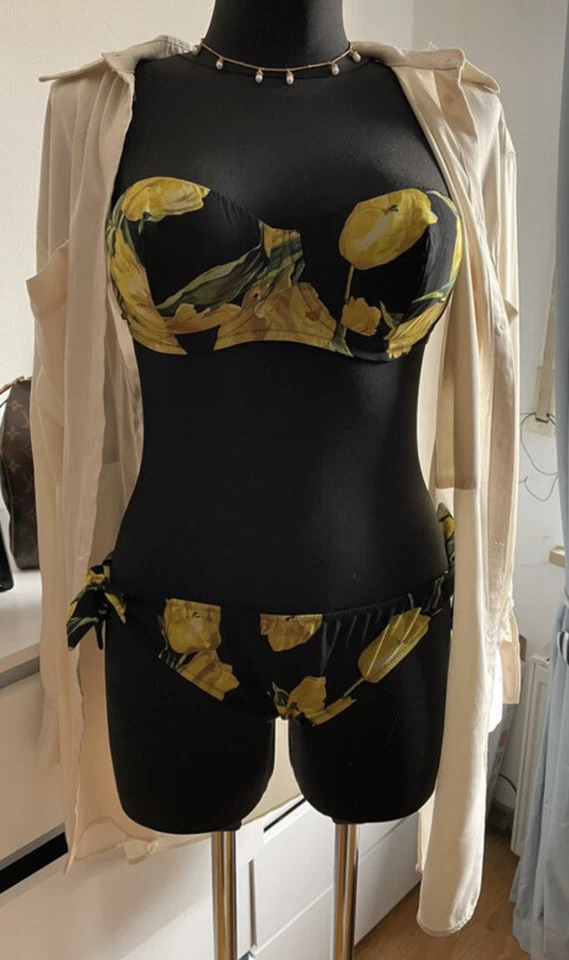Dolce Gabbana Bikini Tulips Tulpen Instyle RAR Balconette Swim D&G Luxus Italy
