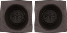 Install Bay Speaker Baffle 6 1/2 Inch Round Large Frame Pair- VXT60, Black 