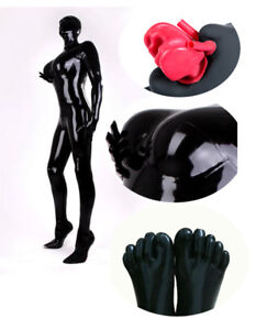 Latex catsuit tube