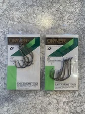 2 Packs Owner SSW All Purpose Bait Hooks Size 6/0