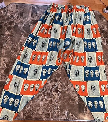 Vintage Parachute Huge Baggy Pants MC Hammer 80s 90s Tie Dye XXL