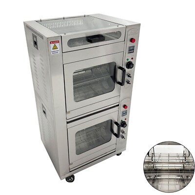 220V Commercial Corn Sweet Potato Roaster Baking Stove Grill Oven