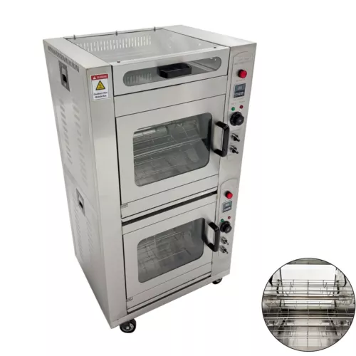 220V Commercial Corn Sweet Potato Roaster Baking Stove Grill Oven