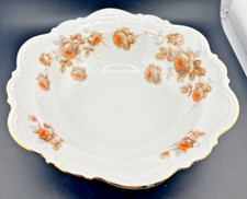 MITTERTEICH BAVARIA GERMANY PORCELAIN NORWAY ROSE SERVING BOWL