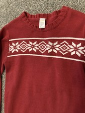 Boys Medium Gymboree Sweater Red Christmas