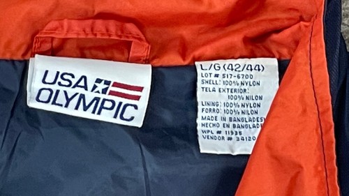 USA Olympic Unisex Multicolored Full Zip Vest Size Large - Picture 5 of 10