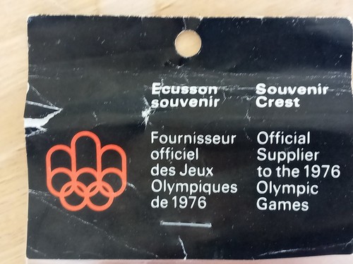 1976 Summer Olympics XX1 Montreal Stadium Games Patch MIP Vtg NOS Sealed Nice - Picture 3 of 13