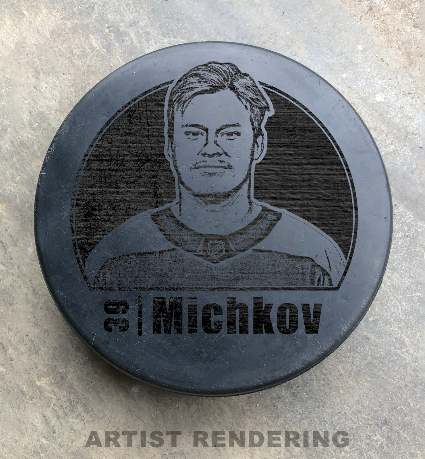 Philadelphia Flyers NHL Custom Laser Engraved Hockey Pucks You Pick Player