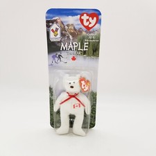 1999 McDonald s Maple the Bear Exclusive Rare Ty Beanie Baby NEW IN PACKAGING