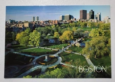 Vintage Postcard Boston "View from The Ritz"