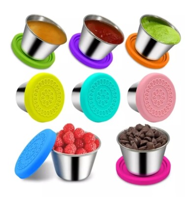 Hydream 8er Pack Salatdressing Behälter To Go 1,6 Unzen Kleine Gewürzbehälter