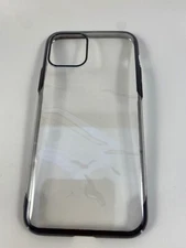 Apple iPhone 11 Pro (5.8") Clear w/Black Accents Case. Brand New (198)