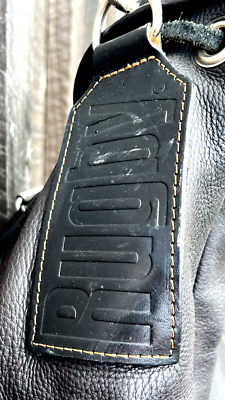 Vintage 90’s Rugby Black Leather Convertible Backpack Bag Tote - Made in Canada 90s Vintage Rugby North America M0851 Grained Leather Bucket  main image 2