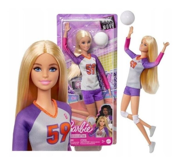 Barbie Doll Mattel Made To Move Volleyball Player HKT72 Mattel-image